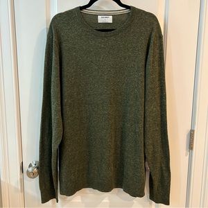 Old Navy Men’s Crew Neck Sweater, Dark Green Size: XL
